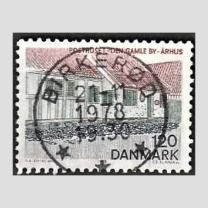 FRIM�RKER DANMARK | 1978 - AFA 661 - Midtjylland - 120 �re flerfarvet - Pragt Stemplet