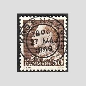 FRIMRKER DANMARK | 1967 - AFA 460 - Fr. IX 50 re brun - Lux Stemplet