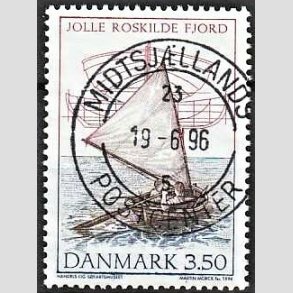 FRIM�RKER DANMARK | 1996 - AFA 1119 - Danske tr�joller - 3,50 Kr. flerfarvet - Pragt Stemplet