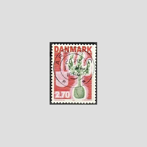 FRIMRKER DANMARK | 1984 - AFA 796 - Plant et tr - 2,70 Kr. rd/grn - Pragt Stemplet rhus C