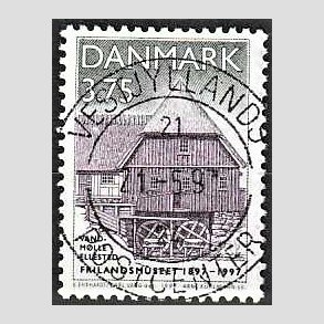 FRIM�RKER DANMARK | 1997 - AFA 1140 - Frilandsmuseet 100 �r - 3,75 Kr. vandm�lle - Pragt Stemplet