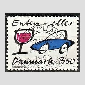 FRIMRKER DANMARK | 1990 - AFA 981 - Spritbilisme - 3,50 Kr. flerfarvet - Pragt Stemplet