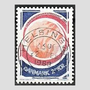 FRIM�RKER DANMARK | 1983 - AFA 765 - Kommunikations�ret - 2,00 Kr. flerfarvet - Pragt Stemplet