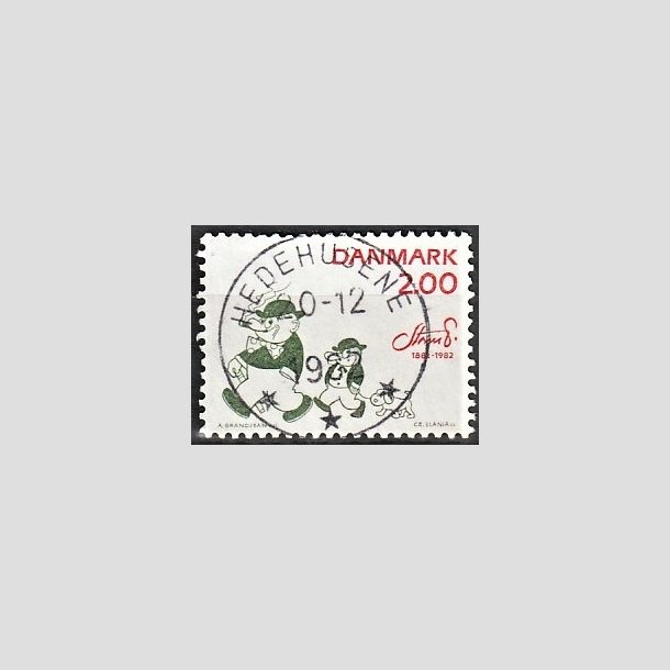 FRIMRKER DANMARK | 1982 - AFA 762 - Storm P. - 2,00 Kr. rd/grn - Pragt Stemplet