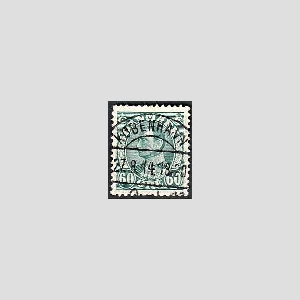 FRIMRKER DANMARK | 1934 - AFA 210 - Chr. X 60 re blgrn - Lux Stemplet