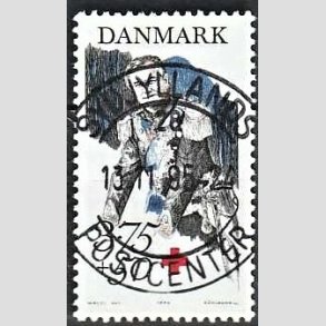 FRIMRKER DANMARK | 1994 - AFA 1069 - Prins Henrik 60 r. - 3,75 Kr. + 50 re flerfarvet - Pragt Stemplet