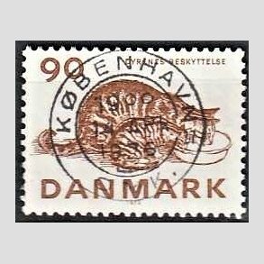 FRIM�RKER DANMARK | 1975 - AFA 605 - Dyrenes Beskyttelse 100 �r. - Pragt Stemplet