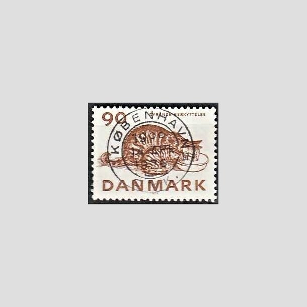 FRIMRKER DANMARK | 1975 - AFA 605 - Dyrenes Beskyttelse 100 r. - Pragt Stemplet