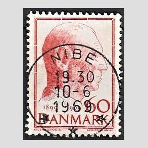 FRIM�RKER DANMARK | 1969 - AFA 481 - Fredrik IX 70 �r - 60 �re r�d - Pragt Stemplet Nibe