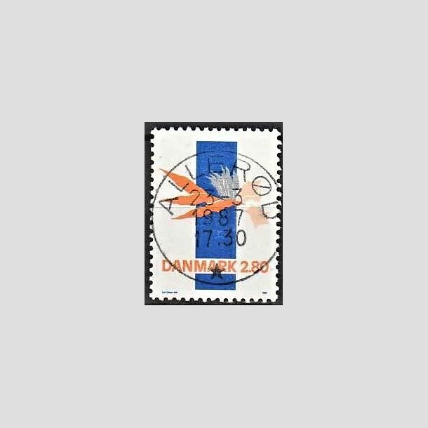 FRIMRKER DANMARK | 1987 - AFA 877 - Kunst - 2,80 Kr. flerfarvet - Pragt Stemplet Allerd