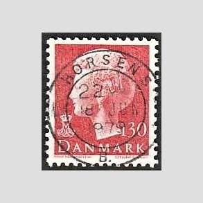 FRIMRKER DANMARK | 1979 - AFA 678 - Dronning Margrethe - 130 re rd - Pragt Stemplet Horsens