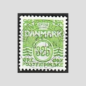 FRIM�RKER DANMARK | 1990 - AFA 954 - B�lgelinie - 325 �re lysgr�n - Pragt Stemplet