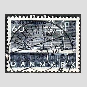 FRIMRKER DANMARK | 1962 - AFA 409 - Selandia - 60 re bl - Pragt Stemplet Helsingr