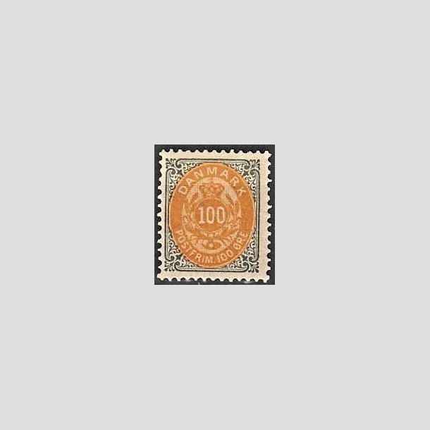 FRIMRKER DANMARK | 1895 - AFA 31By - 100 re gr/gul - Postfrisk