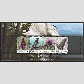 FRIM�RKER DANMARK | 2009 - AFA 1575 - Danmarks natur II - Miniark 35,50 Kr. flerfarvet - Pragt Stemplet