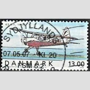 FRIM�RKER DANMARK | 2006 - AFA 1481 - Ellehammer - 13,00 Kr. flerfarvet p� klip - Pragt Stemplet