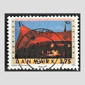 FRIM�RKER DANMARK | 1995 - AFA 1097 - Turistm�l - 3,75 Kr. flerfarvet - Pragt Stemplet Esbjerg