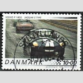 FRIM�RKER DANMARK | 2006 - AFA 1472 - Klassiske racerbiler - 10,00 Kr. Jaguar E - Pragt Stemplet