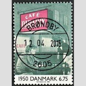 FRIMRKER DANMARK | 2000 - AFA 1259 - 1900 tallet serie 3 - 6,75 Kr. Dansk film - Pragt Stemplet