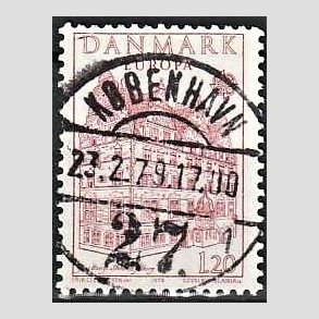 FRIM�RKER DANMARK | 1978 - AFA 658 - Europam�rker - 1,20 Kr. r�d - Pragt Stemplet K�benhavn