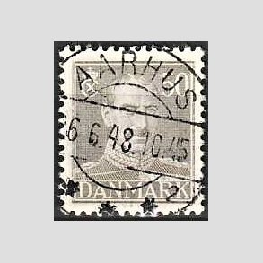 FRIMRKER DANMARK | 1945 - AFA 289 - Chr. X 50 re gr - Lux Stemplet Aarhus