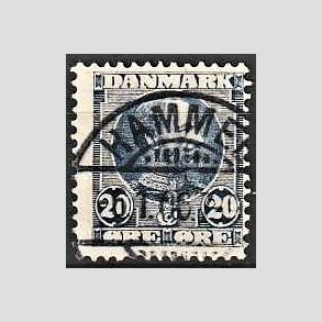FRIMRKER DANMARK | 1904-05 - AFA 48 - Chr. IX 20 re bl - Lux Stemplet 