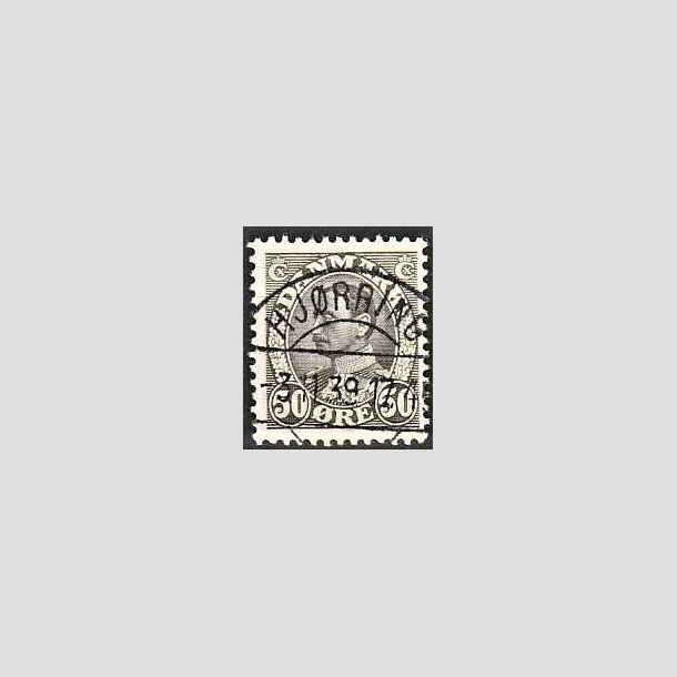 FRIMRKER DANMARK | 1934 - AFA 209 - Chr. X 50 re gr - Lux Stemplet Hjrring