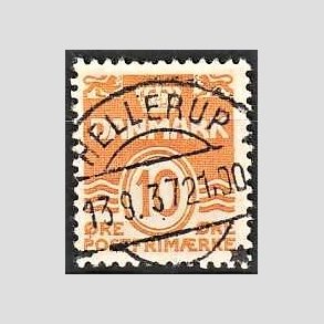 FRIM�RKER DANMARK | 1933 - AFA 202 - B�lgelinie 10 �re orange type IA - Lux Stemplet