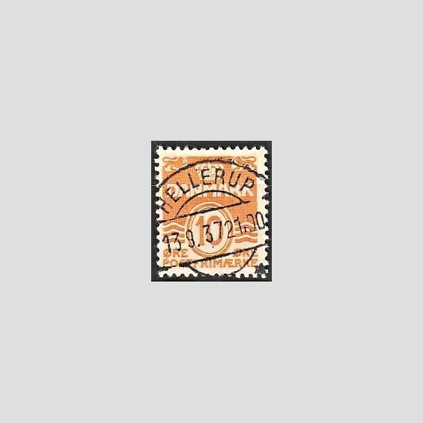 FRIMRKER DANMARK | 1933 - AFA 202 - Blgelinie 10 re orange type IA - Lux Stemplet