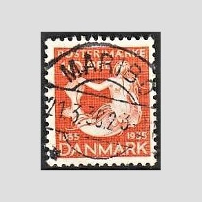 FRIM�RKER DANMARK | 1935 - AFA 225 - H. C. Andersen 10 �re orange - Lux Stemplet Maribo