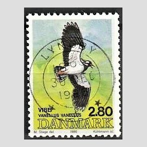 FRIM�RKER DANMARK | 1986 - AFA 867 - Danske fugle - 2,80 Kr. flerfarvet - Pragt Stemplet