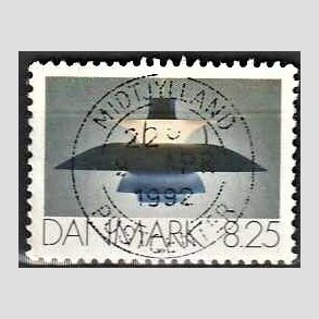 FRIM�RKER DANMARK | 1991 - AFA 998 - Dansk Brugskunst - 8,25 Kr. flerfarvet - Pragt Stemplet