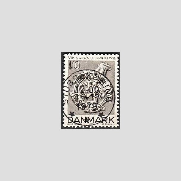 FRIMRKER DANMARK | 1979 - AFA 684 - Vikingetiden - 1,10 Kr. brun - Pragt Stemplet