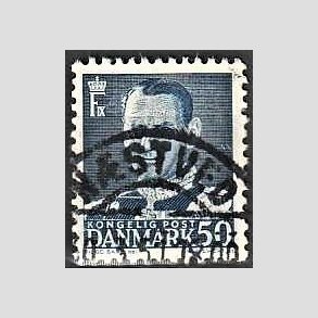 FRIMRKER DANMARK | 1950 - AFA 323 - Fr. IX 50 re mrkbl - Lux Stemplet