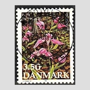 FRIMRKER DANMARK | 1990 - AFA 971 - Dansk flora - 3,50 Kr. flerfarvet - Pragt Stemplet