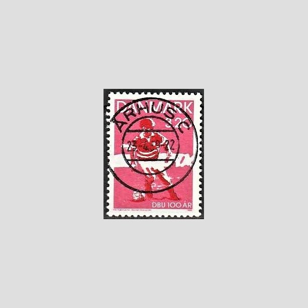 FRIMRKER DANMARK | 1989 - AFA 935 - DBU 100 r - 3,20 Kr. rd/sort - Pragt Stemplet