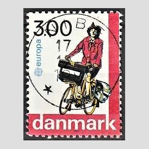 FRIM�RKER DANMARK | 1988 - AFA 911 - Europam�rker - 3,00 Kr. flerfarvet - Pragt Stemplet