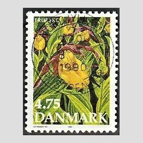 FRIMRKER DANMARK | 1990 - AFA 973 - Dansk flora - 4,75 Kr. flerfarvet - Lux Stemplet