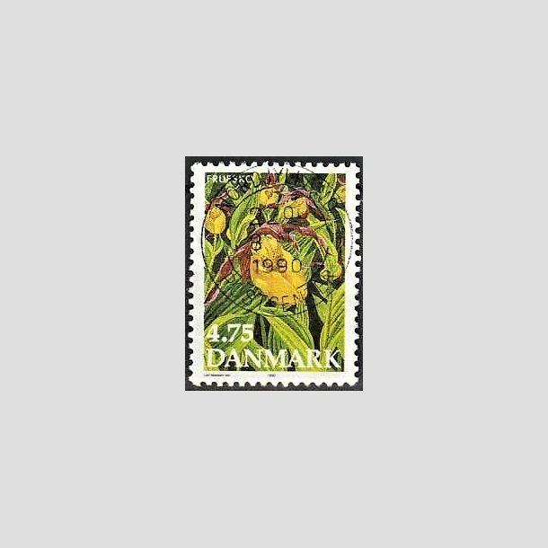 FRIMRKER DANMARK | 1990 - AFA 973 - Dansk flora - 4,75 Kr. flerfarvet - Lux Stemplet