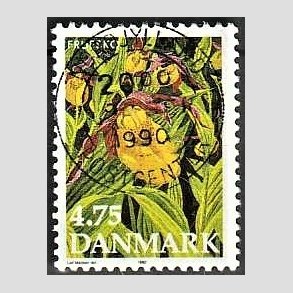 FRIMRKER DANMARK | 1990 - AFA 973 - Dansk flora - 4,75 Kr. flerfarvet - Lux Stemplet