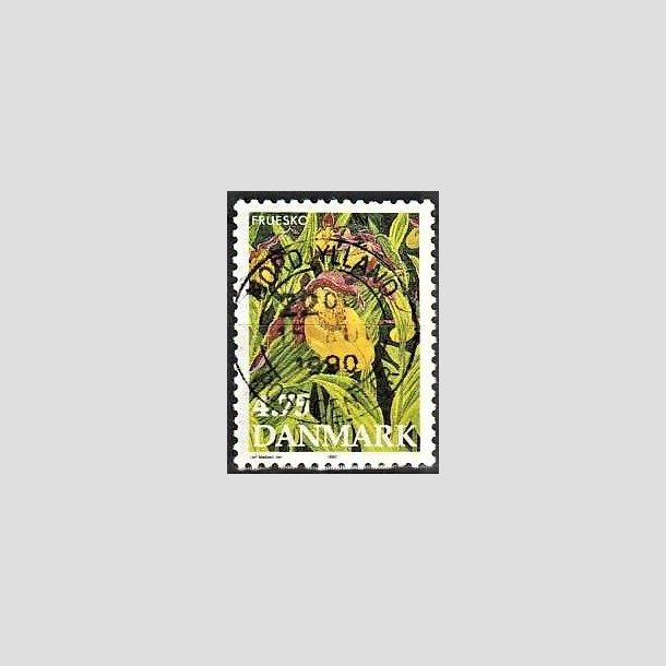 FRIMRKER DANMARK | 1990 - AFA 973 - Dansk flora - 4,75 Kr. flerfarvet - Lux Stemplet