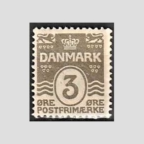 FRIM�RKER DANMARK | 1905-06 - AFA 44 - B�lgelinie 3 �re gr� - Postfrisk