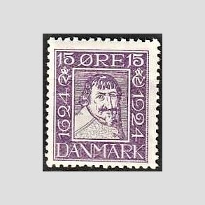 FRIM�RKER DANMARK | 1924 - AFA 138 - Postjubil�um 15 �re violet - Postfrisk