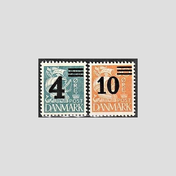 FRIMRKER DANMARK | 1934 - AFA 221,222 - 4/25 + 10/30 re i st - Postfrisk