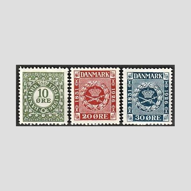 FRIMRKER DANMARK | 1926 - AFA 154,155,156 - Frimrkets 75 rs i komplet st - Ubrugt