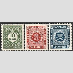 FRIM�RKER DANMARK | 1926 - AFA 154,155,156 - Frim�rkets 75 �rs i komplet s�t - Ubrugt