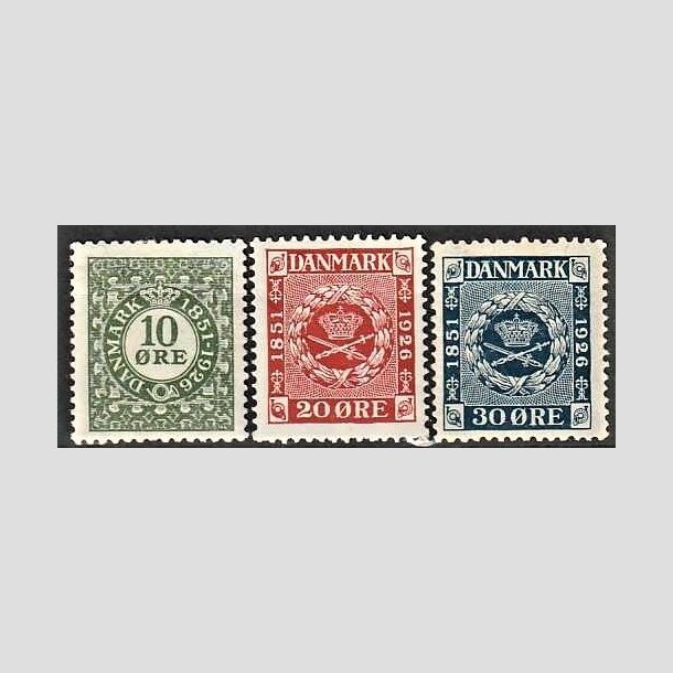 FRIMRKER DANMARK | 1926 - AFA 154,155,156 - Frimrkets 75 rs i komplet st - Ubrugt