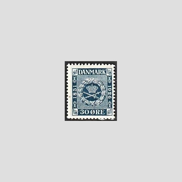 FRIMRKER DANMARK | 1926 - AFA 156 - Frimrkets 75 rs jubilum 30 re bl - Postfrisk