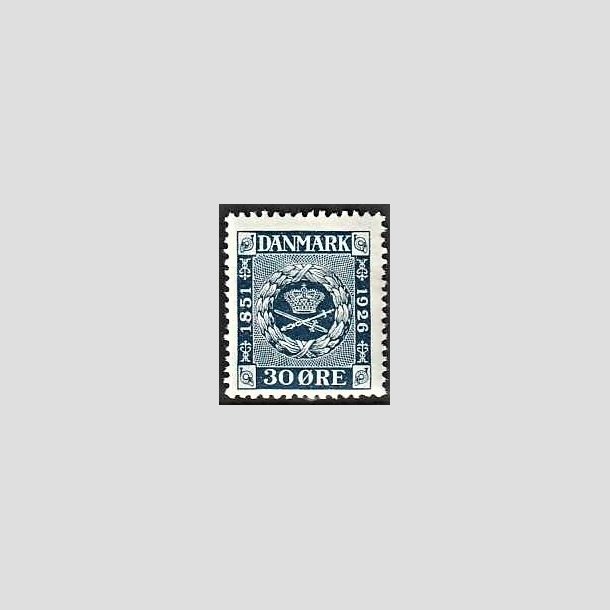 FRIMRKER DANMARK | 1926 - AFA 156 - Frimrkets 75 rs jubilum 30 re bl - Postfrisk