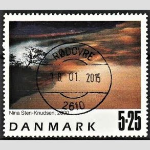 FRIMRKER DANMARK | 2000 - AFA 1262 - Frimrkekunst 3. - 5,25 Kr. 2000 - Pragt Stemplet
